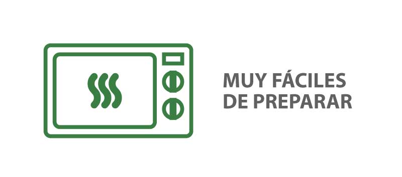 Fáciles de preparar