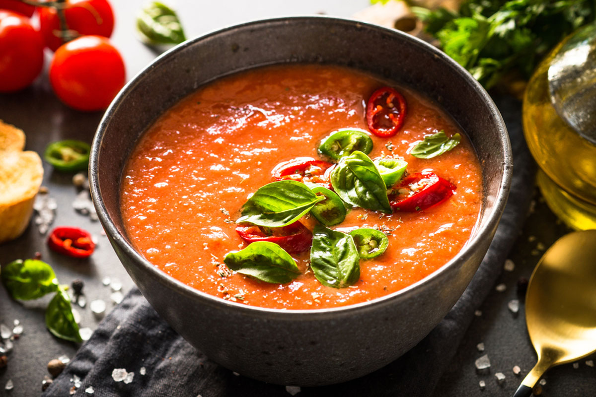 Curiosidades del Gazpacho, un plato preparado rico y sano