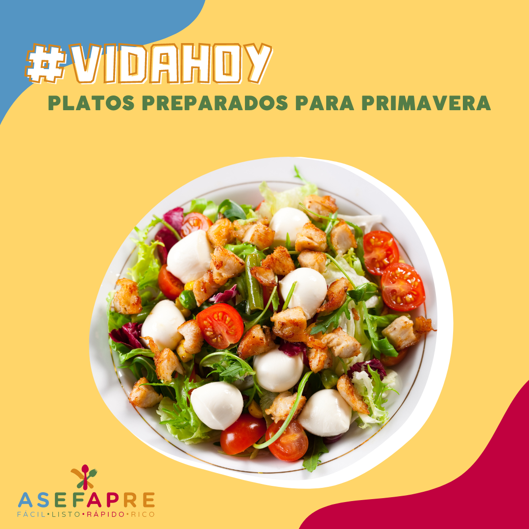 Platos preparados para primavera
