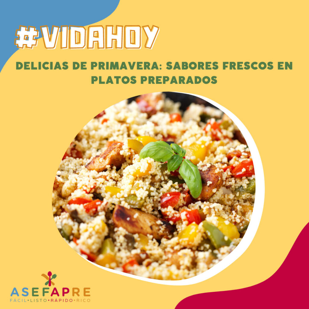 Delicias de primavera: sabores frescos en platos preparados