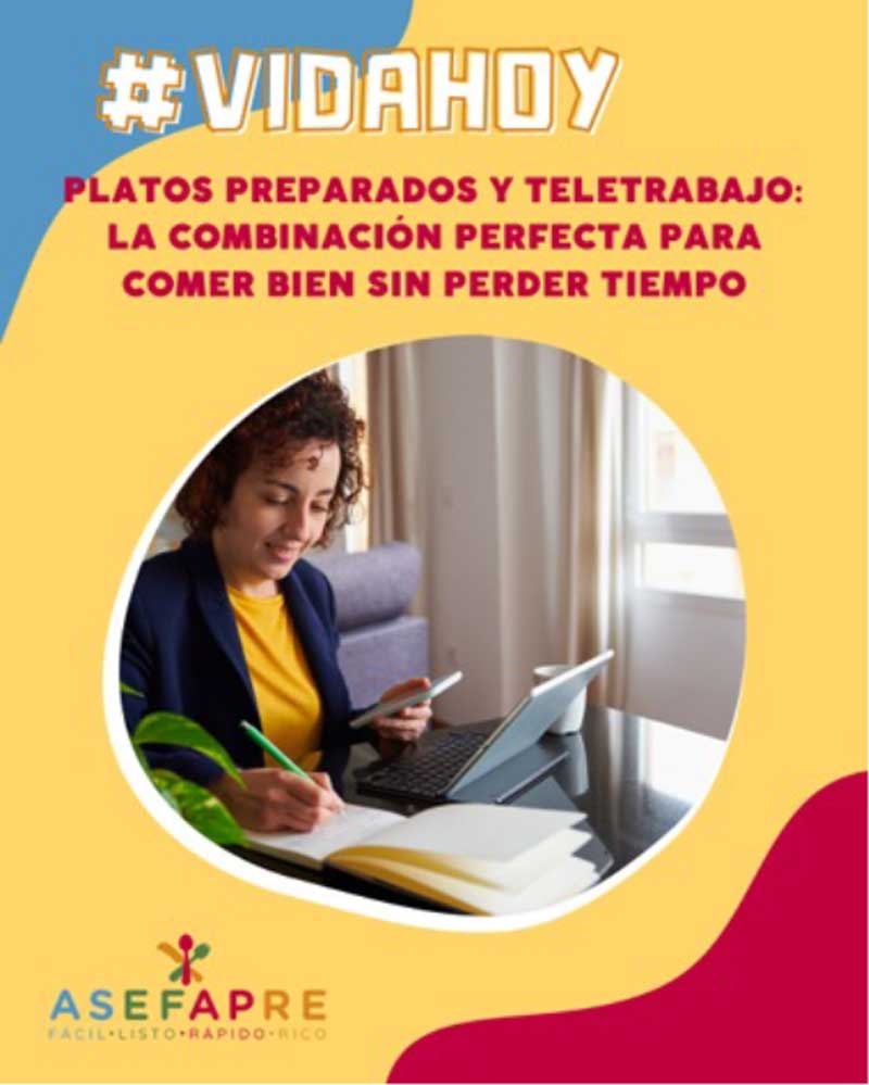 Platos preparados y teletrabajo: la combinación perfecta para comer bien sin perder tiempo.
