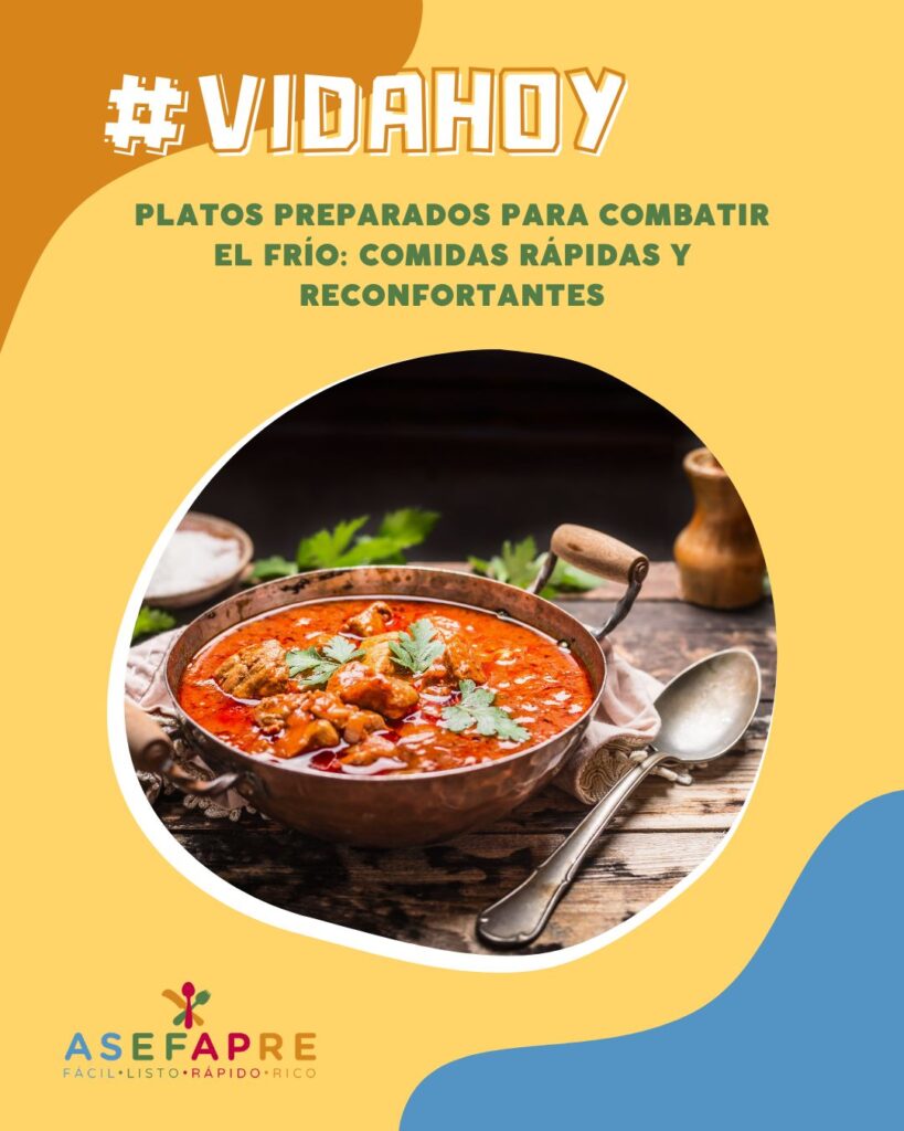 Platos preparados para combatir el frío: comidas rápidas y reconfortantes