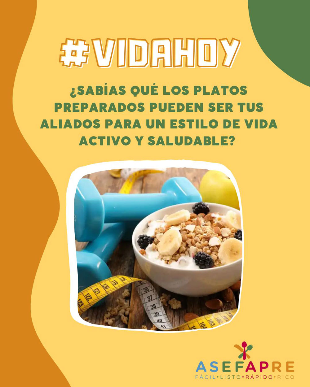 ¿Sabías qué los platos preparados pueden ser tus aliados para un estilo de vida activo y saludable?